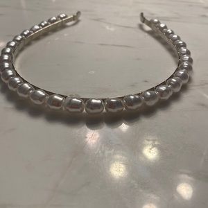 Forever 21 white Pearl Headband